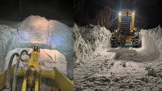 Yoğun kar yağışı Karakoçan'da hayatı aksattı