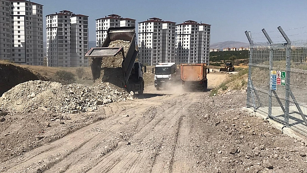 Zafran Mahallesinde TOKİ bağlantı yolu açılıyor