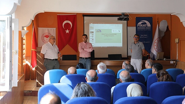Elazığ'da akıllı tarım uygulamaları ve dijital tarım danışmanlığı eğitimi başladı