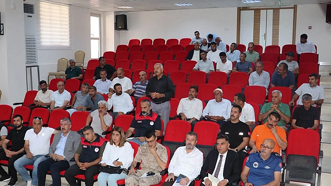 Elazığ'da Arazi Yangınlarına Karşı Koordinasyon Toplantısı Yapıldı