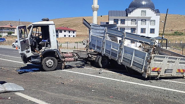 Elazığ'da feci kaza!