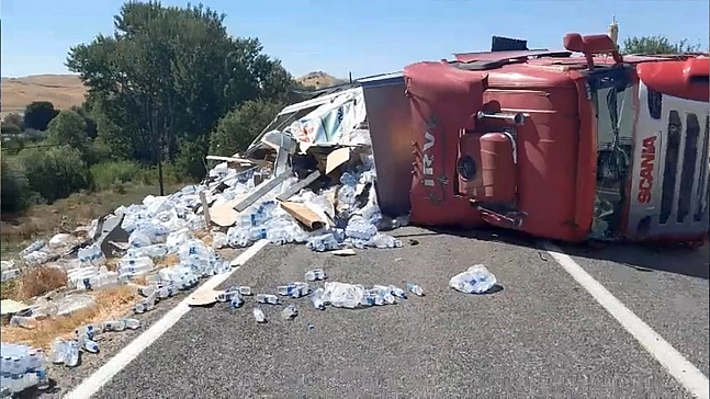Elazığ'da korkutan kaza: 1 yaralı