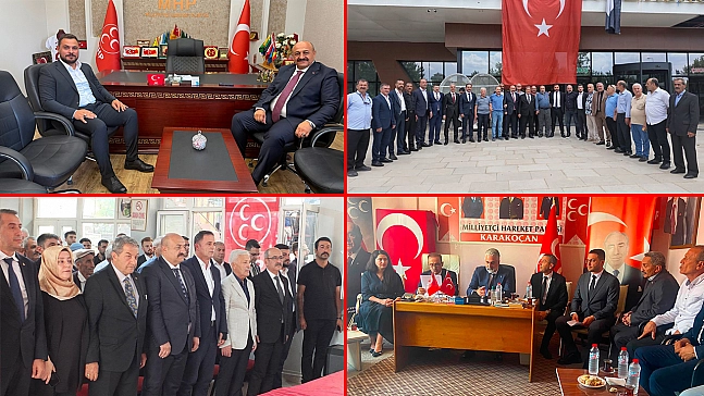 MHP'de birlik ve dayanışma içinde bayrak değişimi