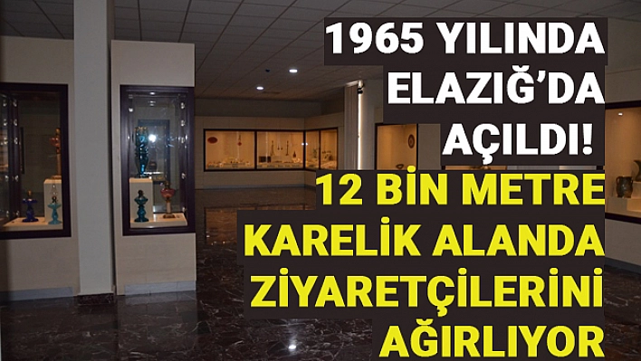 1965 yılında Elazığ'da açıldı! 12 bin metre karelik alanda ziyaretçilerini ağırlıyor. Girişler ücretsiz