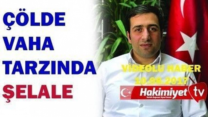 GENÇLER, ALAKACAYA ŞELALESİNDE SERİNLİYOR