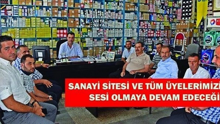 SANAYİ SİTESİNİN SORUNLARI İSTİŞARE EDİLDİ