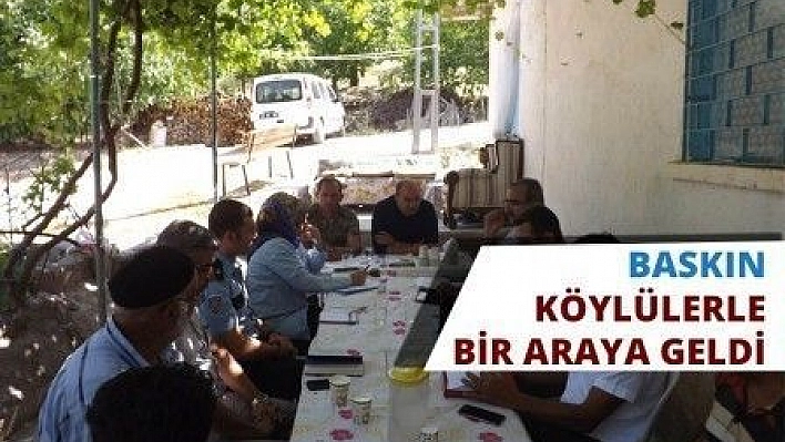 KEBAN KAYMAKAMI BASKIN'DAN KÖY ZİYARETLERİ