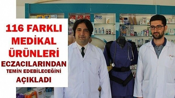 Vatandaşa Medikal Malzeme Satın Alma Kolaylığı !