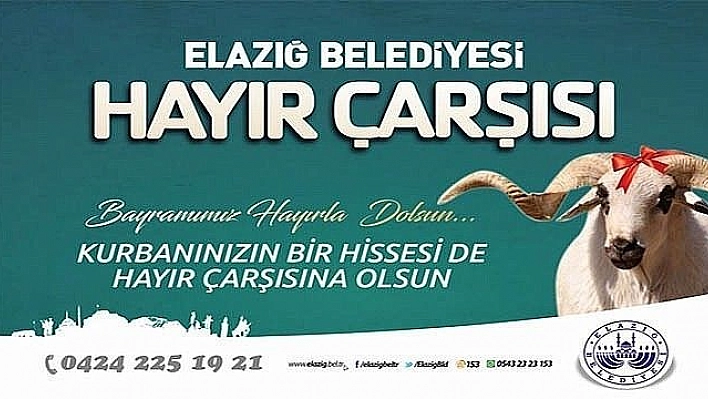 KURBANINIZIN BİR HİSSESİ DE HAYIR ÇARŞISI'NA