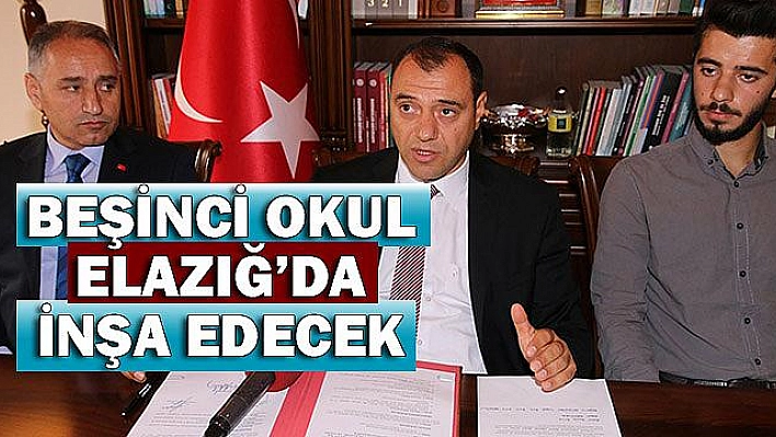 5 DERSLİKLİ OKUL İÇİN PROTOKOL İMZALANDI