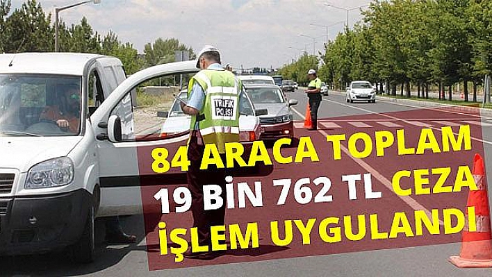 ELAZIĞ'DA TRAFİK GÜVENLİĞİ DENETİMİ