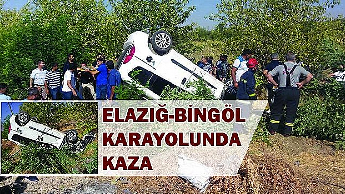 ELAZIĞ'DA TRAFİK KAZASI: 5 YARALI