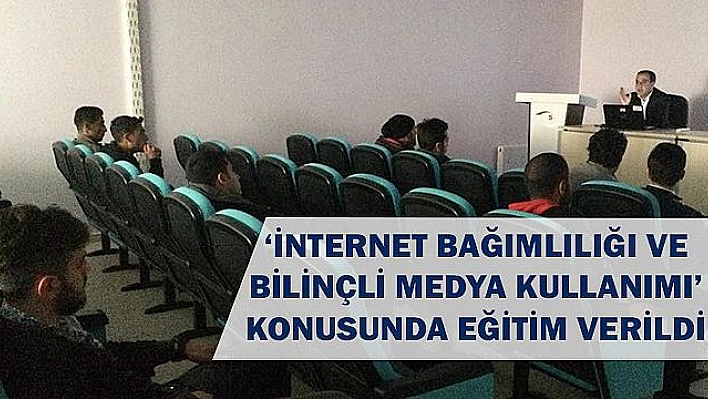 HÜKÜMLÜLERE EĞİTİM VERİLDİ