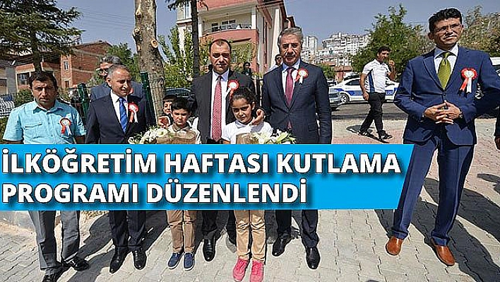İlköğretim Haftası Kutlama Programı Düzenlendi