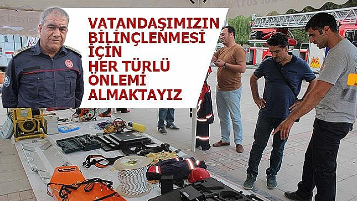 İTFAİYE EKİPLERİNDEN BİLGİLENDİRME ÇALIŞMASI