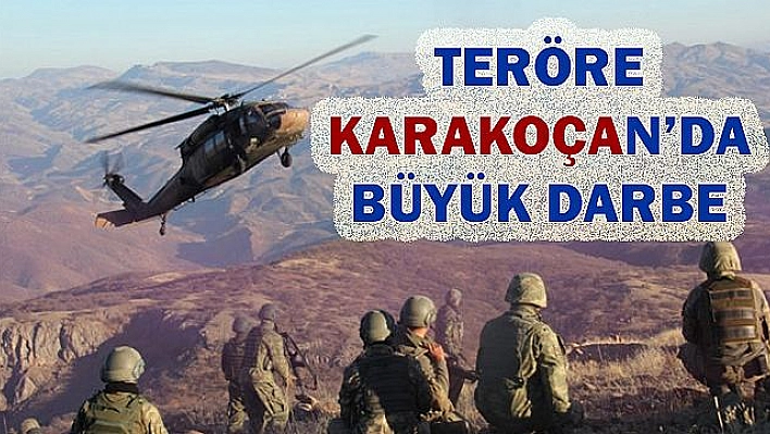 KARAKOÇAN İLÇESİNDE 6 TERÖRİST ÖLDÜRÜLDÜ