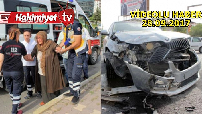 KAZA YAPAN AMBULANSIN GÖREVLİLERİ, ŞOKU ATLATIP YARALIYA MÜDAHALE ETTİ