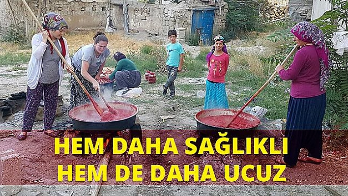 KIŞLIK SALÇA YAPIMI BAŞLADI