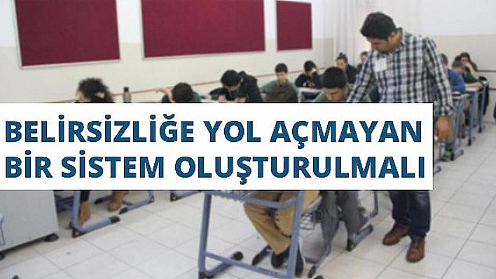 ÖZEL OKUL SAHİPLERİ TEOG'UN KALDIRILMASINDAN MEMNUN