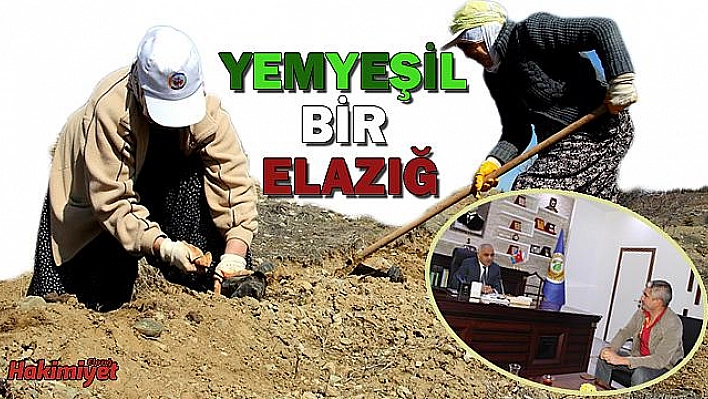 ELAZIĞ'I YEŞİLLENDİRECEĞİZ