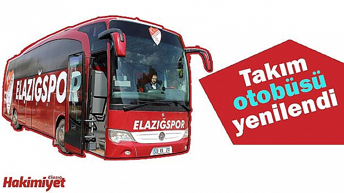 Elazığspor'un otobüsü giydirildi