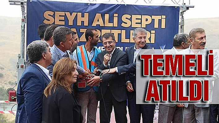  Şeyh Ali Septi Türbe ve Mezarlık Yolu'nun Temeli Atıldı