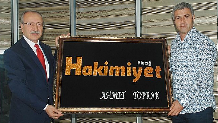 BAŞKAN ADAYI AYDEMİR'DEN HAKİMİYET'E ZİYARET 