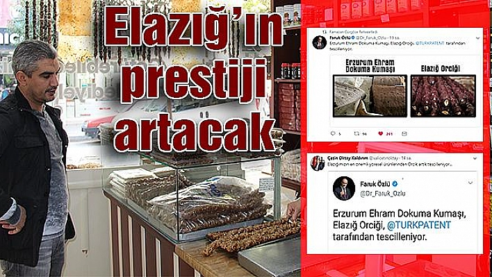   Elazığ Orciği Dünya Markası Oluyor !