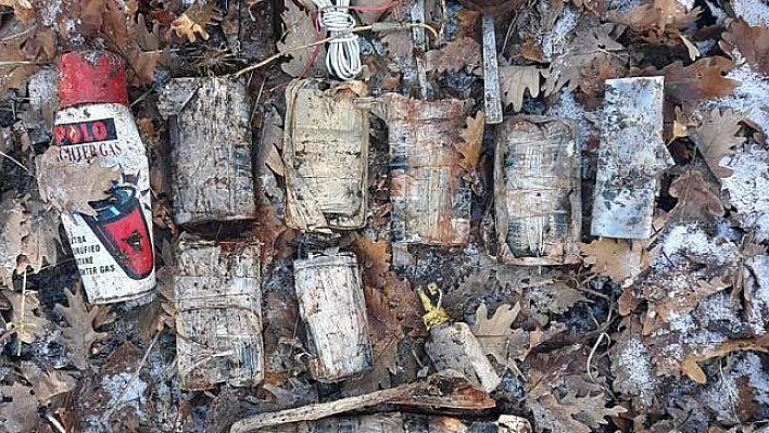 PKK'YA KIŞ OPERASYONUNDA PATLAYICILAR ELE GEÇİRİLDİ