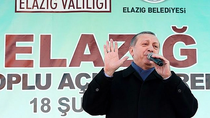 CUMHURBAŞKANI ERDOĞAN ELAZIĞ'A GELİYOR 