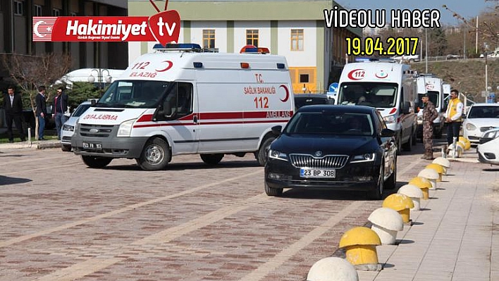 Tunceli şehitlerinin naaşı Elazığ'a getirildi