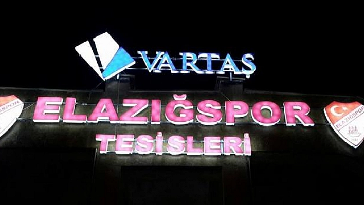  VARTAŞ ELAZIĞSPOR'UN TESİSLERDE Kİ İSMİ DEĞİŞTİ