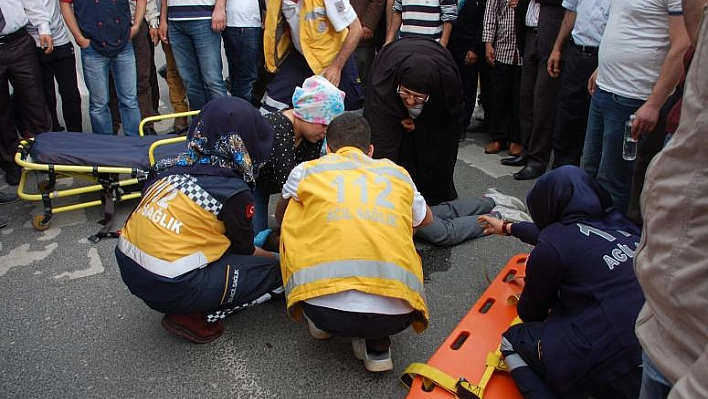 HAFİF TİCARİ ARAÇ, ÖĞRENCİYE ÇARPTI