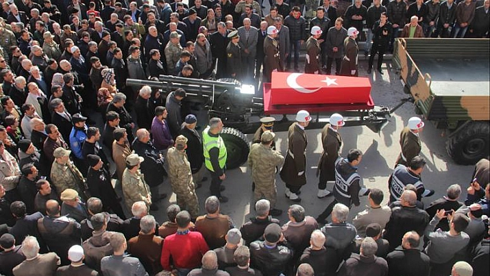 ELAZIĞLI ŞEHİT UZMAN ÇAVUŞ'A SON GÖREV