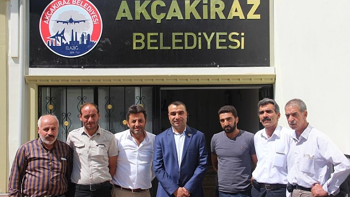 AKÇAKİRAZ BELEDİYE BAŞKANI, MUHTARLARLA BİR ARAYA GELDİ