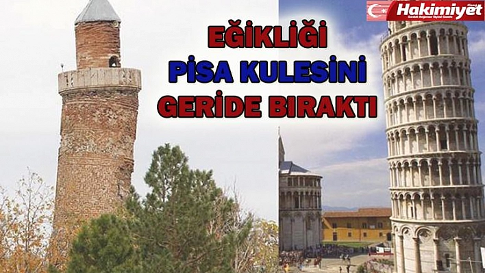 Ulu Caminin Eğikliği Pisa Kulesini Geride Bıraktı