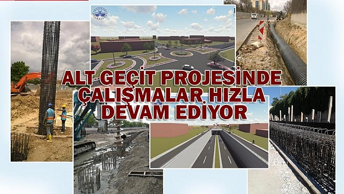 Bosna Hersek–Cahit Dalokay Bulvarı Alt Geçit Çalışmaları Devam Ediyor