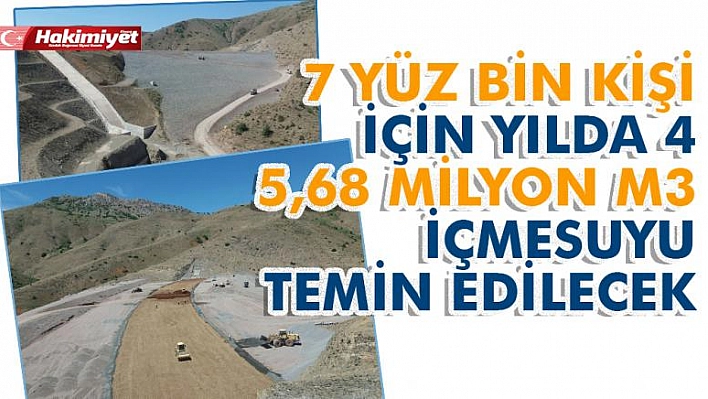 45,68 Milyon Metre Küp İçme Suyu Temin Edilecek