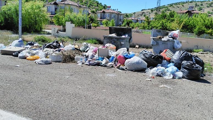 HAZAR GÖLÜ KIYISINDA ÇÖP ATIKLARI 