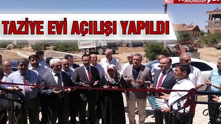 Baskil'de Taziye Evi Açılışı Yapıldı