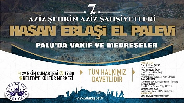 HASAN EBLAŞİ EL PALEVİ HAZRETLERİ ANILACAK