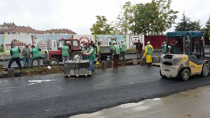 ZÜBEYDE HANIM CADDESİNE YÜZLERCE AĞAÇ DİKİLDİ!