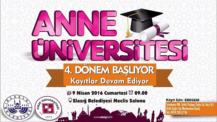 ANNE ÜNİVERSİTESİ, YENİ DÖNEMDE ANNELERİ BEKLİYOR