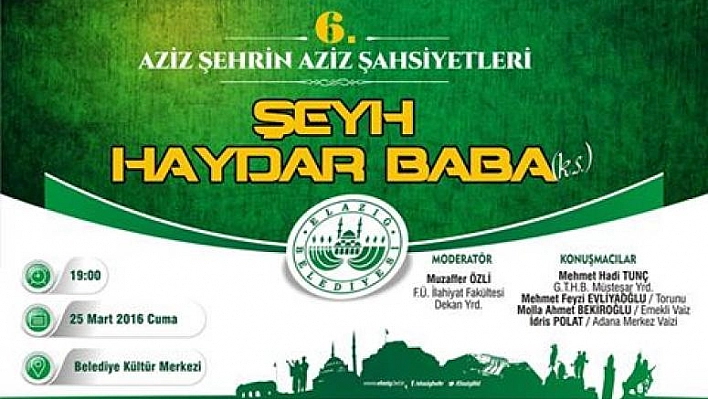 ŞEYH HAYDAR BABA ANILACAK