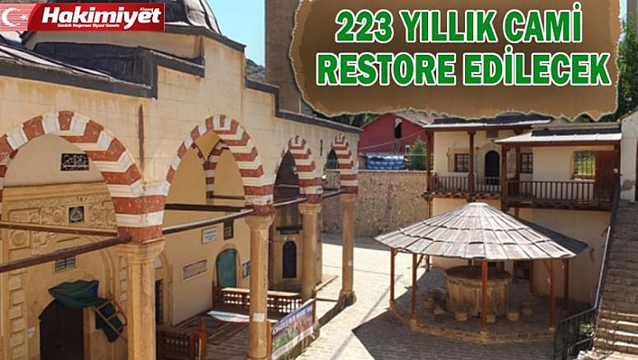 223 Yıllık Cami Restore Edilecek