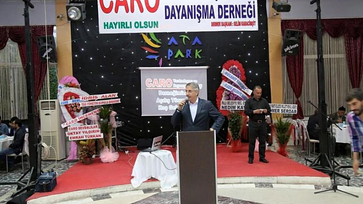 ADAYLAR CARO YARDIMLAŞMA VE DAYANIŞMA DERNEĞİ AÇILIŞINDA BULUŞTU