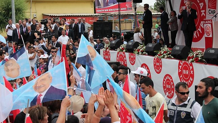 CHP'den Elazığ Halkına Miting Teşekkürü