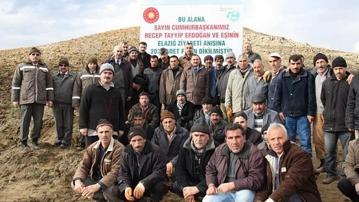 CUMHURBAŞKANI ERDOĞAN İÇİN 2 BİN 71 FİDAN DİKİLDİ