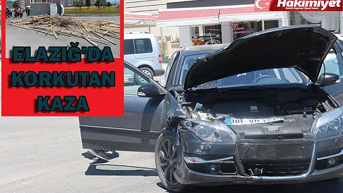 Elazığ'da Trafik Kazası: 2 Yaralı