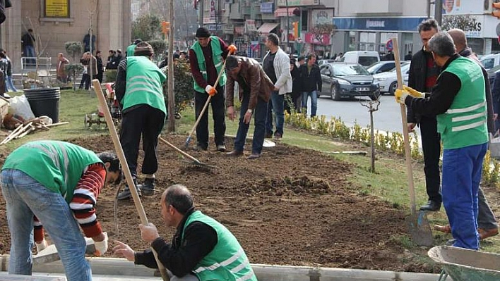 ELAZIĞ BELEDİYESİ'NDEN BAHAR HAZIRLIKLARI